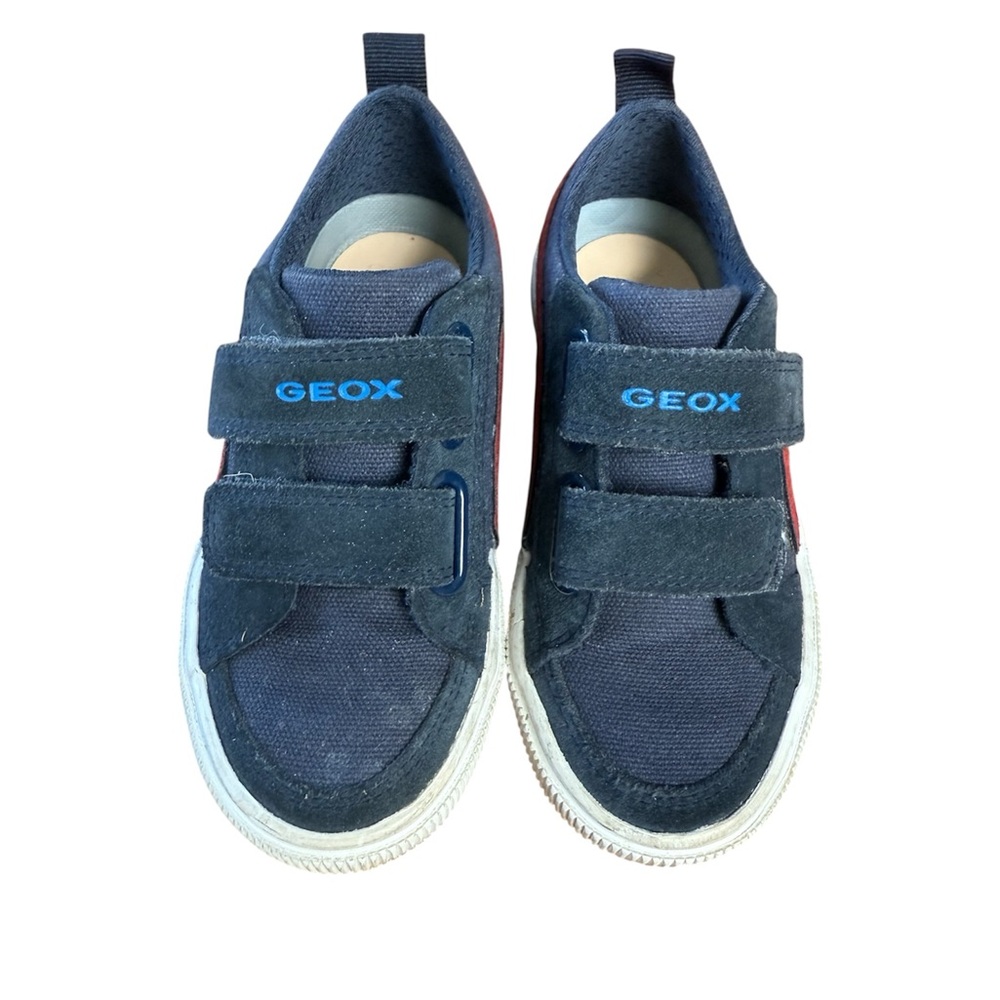 Geox Kids' Dark Blue Velcro Sneakers size 9